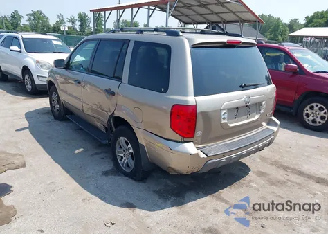 2005 Honda Pilot Ex-L from USA, damaged, VIN 2HKYF187X5H558246